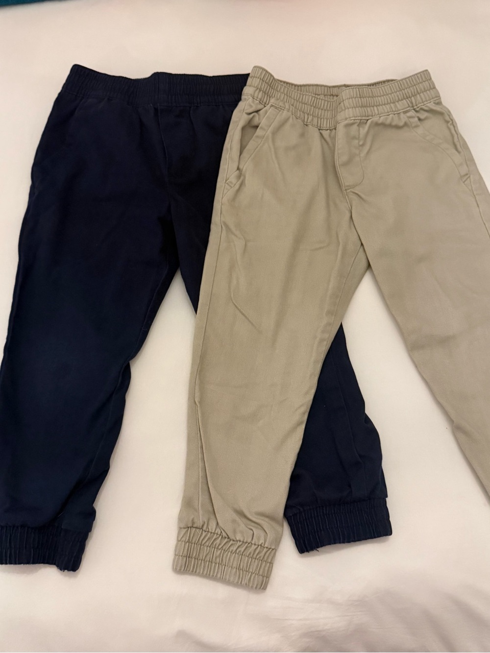French Toast Kids Jogger Pants - Navy and Khaki